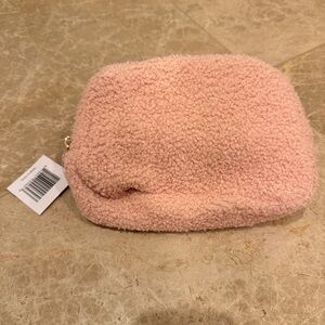 Faux Plush Fanny Pack with Adjustable Strap